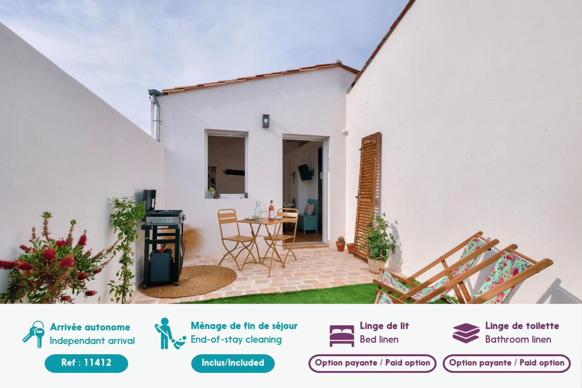 Studio Avec Terrasse A 250 Metres Du Port Rivedoux-Plage Exteriér fotografie